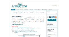 Desktop Screenshot of libertystaruranium.com
